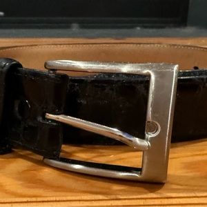Men’s South American Caiman belly belt